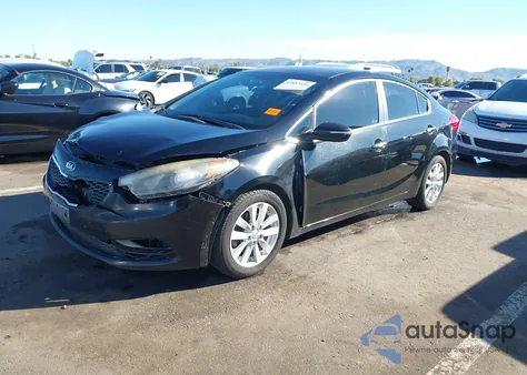 2015 Kia Forte Ex из США, поврежденный, VIN KNAFX4A82F5374443